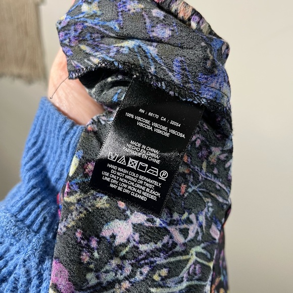 Anthropologie Maeve Morgan floral and leopard midi dress - Picture 9 of 10